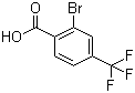 structure of CAS# 328-89-2, 2-溴-4-三氟甲基苯甲酸