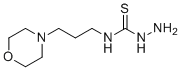4-(3-吗啉基丙基)-3-硫代氨基甲酰肼分子结构 (CAS 32813-48-2)