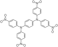 structure of CAS# 3283-05-4, N,N,N',N'-四(对硝基苯基)对苯二胺
