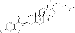 structure of CAS# 32832-01-2, Cholest-5-en-3beta-yl 2,4-dichlorobenzoate