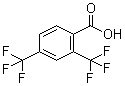 structure of CAS# 32890-87-2, 2,4-Bis(trifluoromethyl)benzoic acid