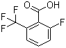 2-氟-6-(三氟甲基)苯甲酸分子结构 (CAS 32890-94-1)