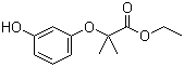 2-(3-羟基苯氧基)-2-甲基丙酸乙酯分子结构 (CAS 328919-24-0)