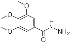 structure of CAS# 3291-03-0, 3,4,5-Trimethoxybenzohydrazide