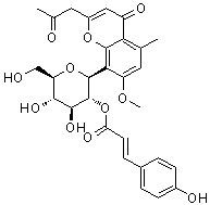 structure of CAS# 329361-25-3, 7-O-甲基芦荟树脂 A