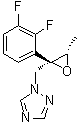 1-[[(2R,3S)-2-(2,3-二氟苯基)-3-甲基环氧乙烷基]甲基]-1H-1,2,4-三唑分子结构 (CAS 329744-69-6)