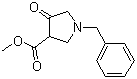 structure of CAS# 329956-53-8, 4-氧代-1-苄基-3-吡咯烷甲酸甲酯