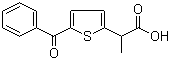 structure of CAS# 33005-95-7, Tiaprofenic acid