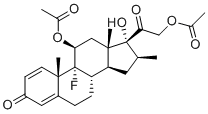 倍他米松乙酸酯 EP 杂质C分子结构 (CAS 330157-05-6)