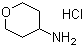 4-氨基四氢吡喃盐酸盐分子结构 (CAS 33024-60-1)