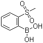 2-甲砜基苯硼酸分子结构 (CAS 330804-03-0)