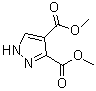 structure of CAS# 33090-46-9, 1H-Pyrazole-3,4-dicarboxylic acid 3,4-dimethyl ester