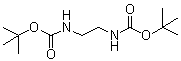 structure of CAS# 33105-93-0, N,N'-二(叔丁氧羰基)-1,2-二氨基乙烷