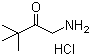 1-氨基-3,3-二甲基-2-丁酮盐酸盐分子结构 (CAS 33119-72-1)