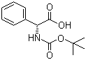 structure of CAS# 33125-05-2, Boc-D-Phenylglycine