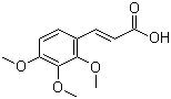 structure of CAS# 33130-03-9, 2,3,4-三甲氧基肉桂酸