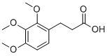 3-(2,3,4-三甲氧基苯基)丙酸分子结构 (CAS 33130-04-0)