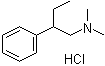 CAS # 33132-92-2, beta-Ethyl-N,N-dimethyl-benzeneethanamine hydrochloride
