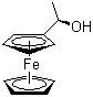 structure of CAS# 33136-66-2, (+)-1-二茂铁基乙醇
