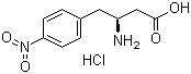 structure of CAS# 331763-77-0, (S)-3-氨基-4-(4-硝基苯基)丁酸