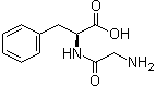 structure of CAS# 3321-03-7, N-Glycyl-L-phenylalanine