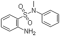 CAS # 33224-10-1, 2-Amino-N-methyl-N-phenylbenzene sulfonamide
