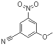 3-甲氧基-5-硝基苯甲腈分子结构 (CAS 33224-19-0)