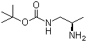 structure of CAS# 333743-54-7, tert-Butyl ((R)-2-aminopropyl)carbamate