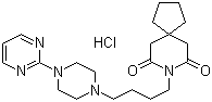 structure of CAS# 33386-08-2, Buspirone hydrochloride