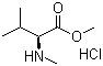 structure of CAS# 3339-44-4, N-Methylvaline methyl ester hydrochloride