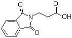 structure of CAS# 3339-73-9, 3-(邻苯二甲酰亚氨基)丙酸