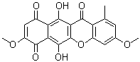 structure of CAS# 33390-21-5, Bikaverin