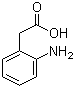 2-氨基苯乙酸分子结构 (CAS 3342-78-7)