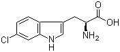 structure of CAS# 33468-35-8, 6-氯-L-色氨酸