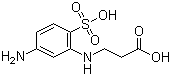 2-(2-羧乙氨基)-4-氨基苯磺酸分子结构 (CAS 334757-72-1)