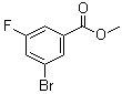 structure of CAS# 334792-52-8, 3-Bromo-5-fluorobenzoic acid methyl ester