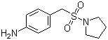 N-[(4-氨基苯基)-甲基磺酰基]吡咯烷分子结构 (CAS 334981-10-1)