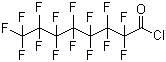 structure of CAS# 335-64-8, Pentadecafluorooctanoyl chloride