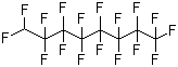 1H-全氟辛烷分子结构 (CAS 335-65-9)
