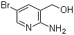structure of CAS# 335031-01-1, 2-Amino-5-bromopyridine-3-methanol