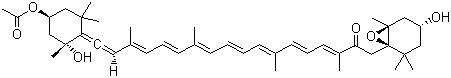 structure of CAS# 3351-86-8, Fucoxanthin