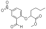 2-(2'-甲酰基-4'-硝基苯氧基)己酸甲酯分子结构 (CAS 335153-23-6)