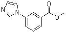 3-(1H-咪唑-1-基)苯甲酸甲酯分子结构 (CAS 335255-85-1)