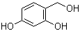 2,4-二羟基苄醇分子结构 (CAS 33617-59-3)