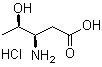 L-beta-高苏氨酸盐酸盐分子结构 (CAS 336182-14-0)