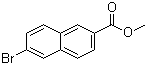 6-溴-2-萘甲酸甲酯分子结构 (CAS 33626-98-1)