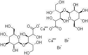 CAS 登录号：33659-28-8, 溴化乳糖醛酸钙