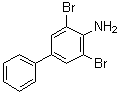 structure of CAS# 3366-59-4, 3,5-Dibromo[1,1'-biphenyl]-4-amine