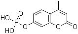 4-甲基-2-氧代-2H-1-苯并吡喃-7-基磷酸酯分子结构 (CAS 3368-04-5)