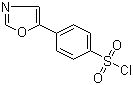 structure of CAS# 337508-66-4, 4-(1,3-恶唑-5-基)苯磺酰氯